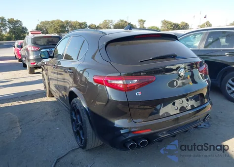 2022 Alfa Romeo Stelvio Quadrifoglio Awd from USA, damaged, VIN ZASPAKEV1N7D28450